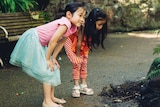 Children on the Aboriginal Discovery Tour at Taronga Zoo