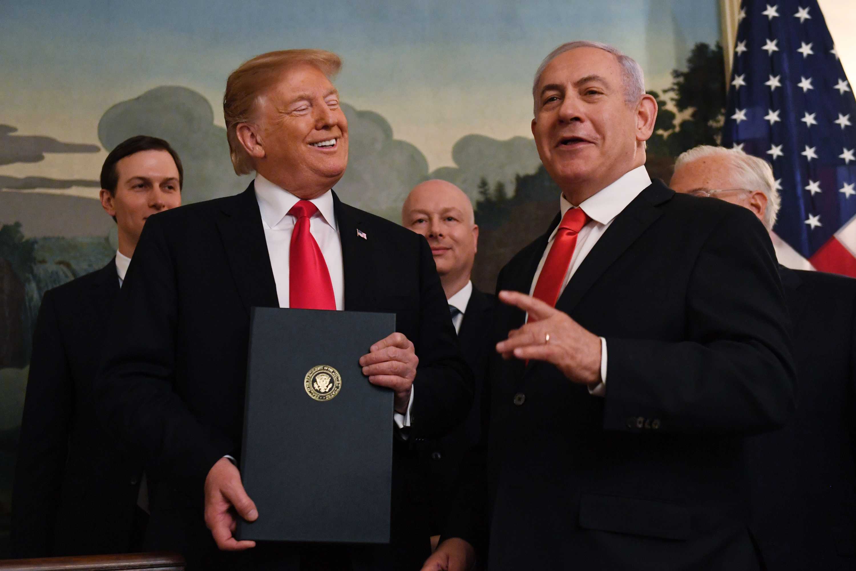 Donald Trump Signs Proclamation Recognising Golan Heights As Israeli ...