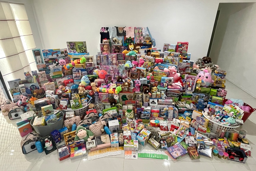 Elle's elves have collected more than 900 gifts