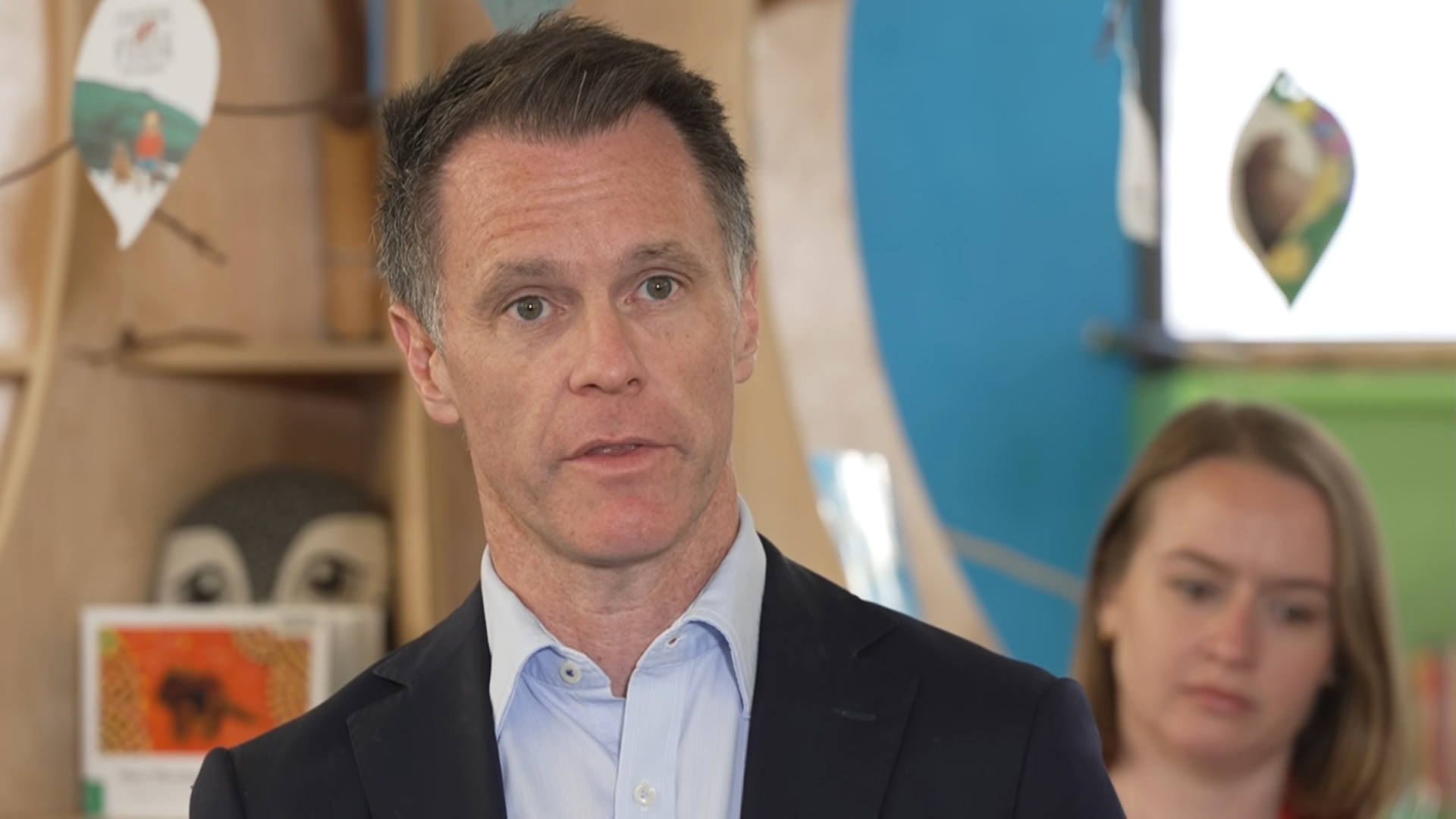 The NSW Premier Chris Minns during a press conference