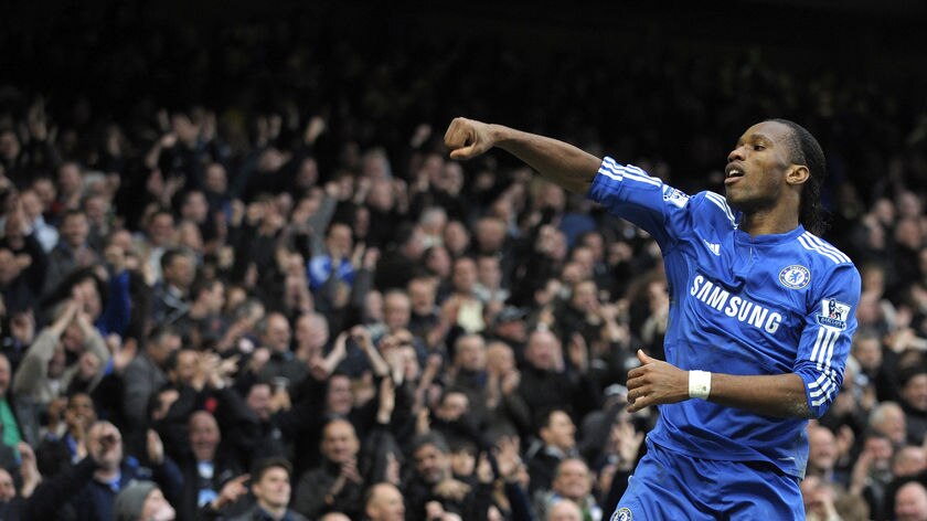 Free to score...Drogba said he is glad to have his fitness back. (file photo)