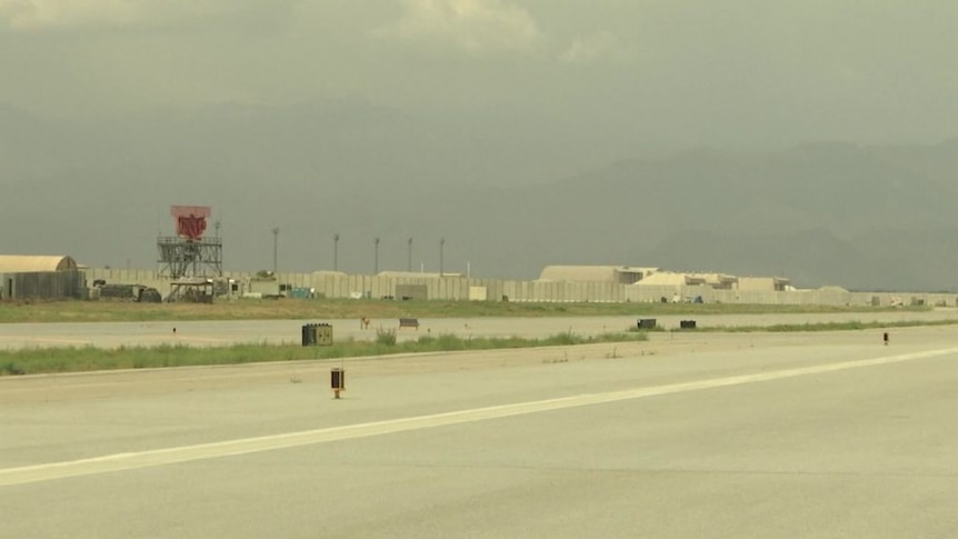 Bagram Airfield in Afghanistan abandoned by US troops