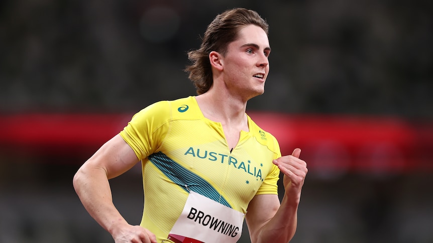 Australia's Rohan Browning advances to Tokyo Olympics 100 metres semi-finals, Matthew Denny ...