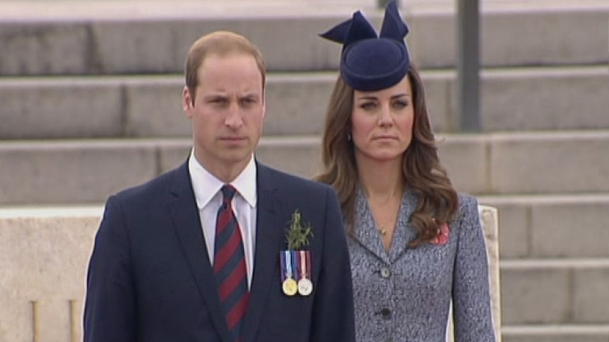 Royal couple join Anzac commemorations