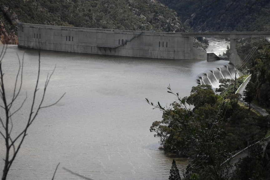 Burrinjuck Dam wall