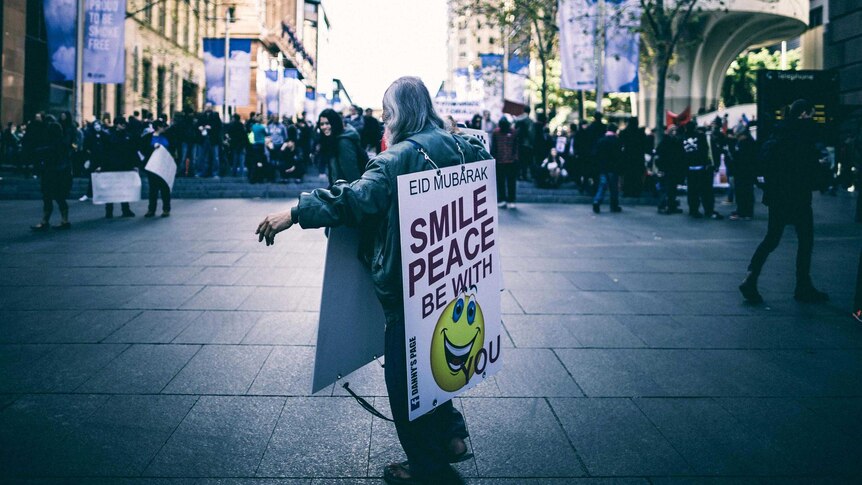 Protests in Martin Place