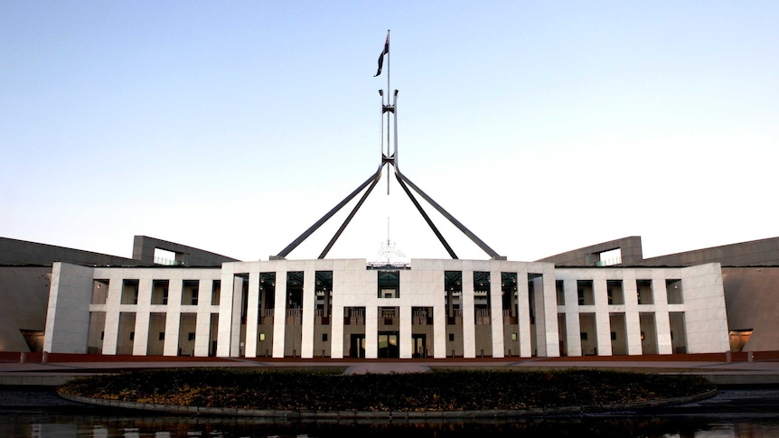 Parliament House in Canberra