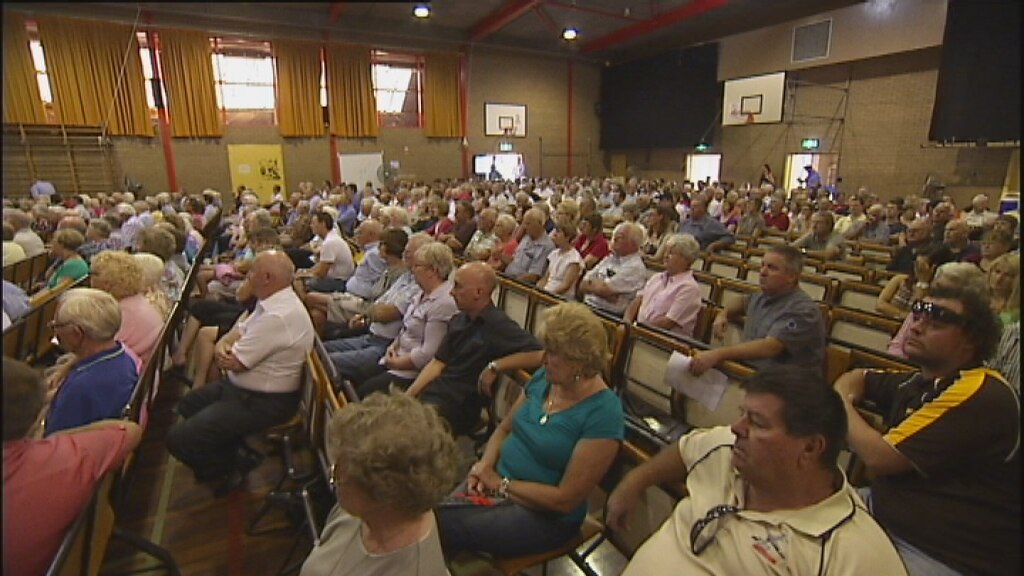 Hundreds of Banksia Securities creditors met in Kyabram, Shepparton and Ballarat.