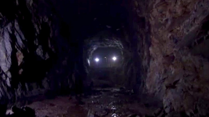 Nazi tunnel for treasure train