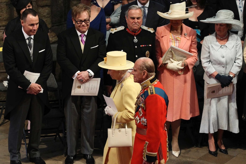 Prince Philip and Elton John