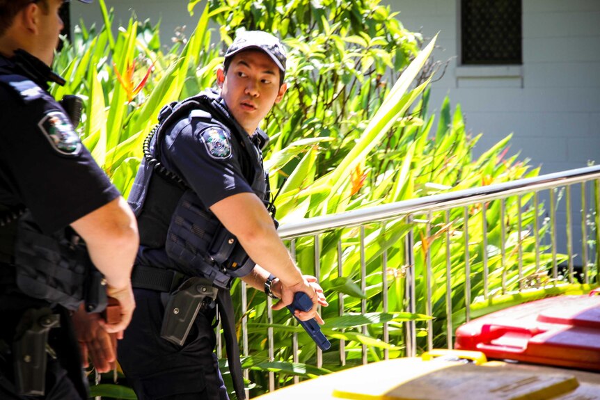 The exercise played out at CQ University's Rockhampton campus