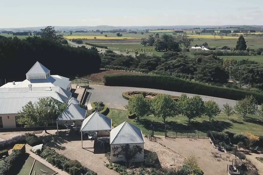 Bird's eye view of the 'care farm'