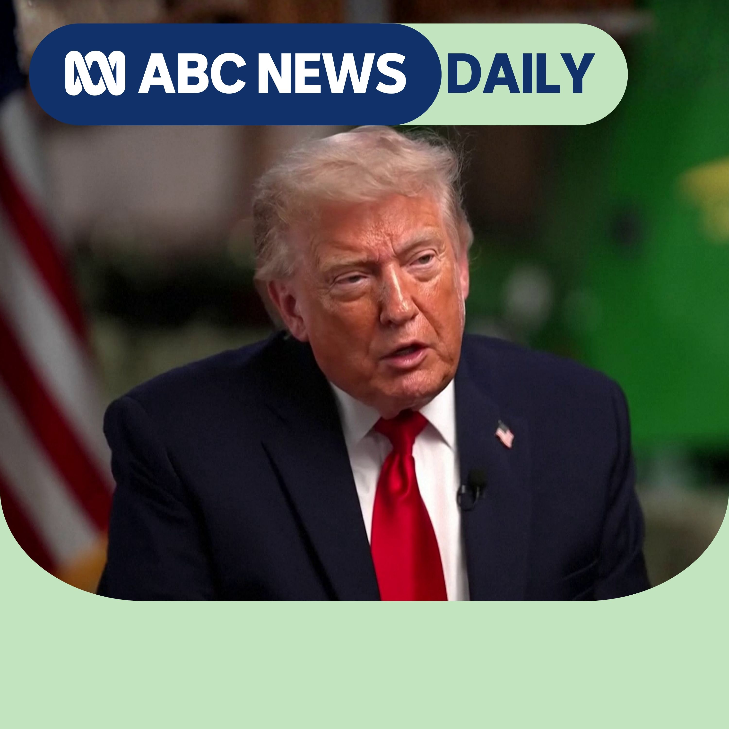 Donald Trump speaks with NBC Meet the Press host Kristen Welker
