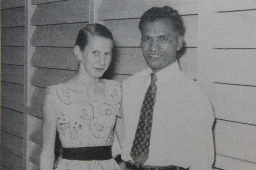 A photograph of a young couple.