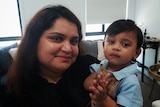 Feroza Arshad and son Hashim