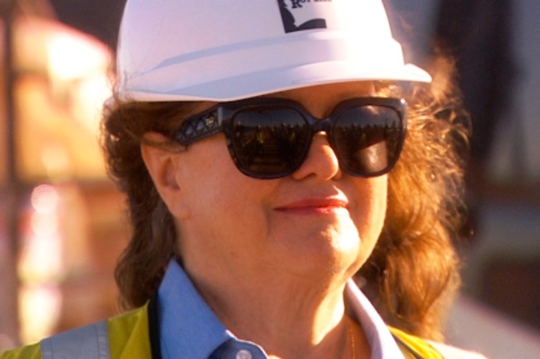 Gina Rinehart at Roy Hill