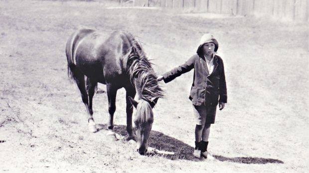 Lennie Gwyther with Ginger Mick