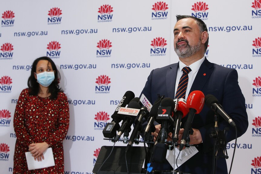 NSW Deputy Premier John Barilaro and Deputy CHO Dr Marianne Gale