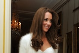 Catherine, Duchess of Cambridge leaves Clarence House in her second dress for her wedding reception