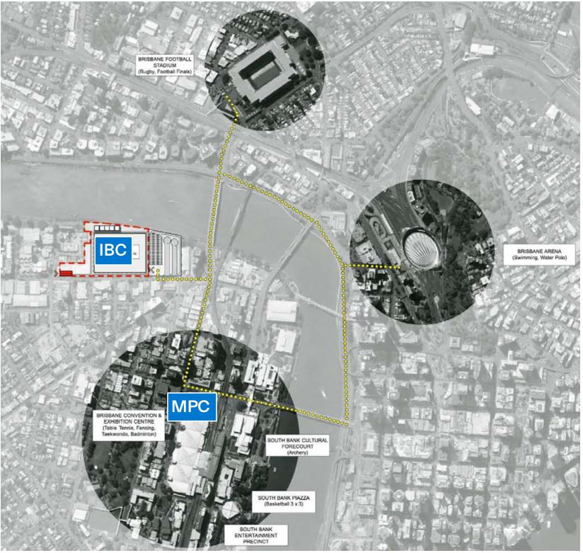 IOC olympics venue map