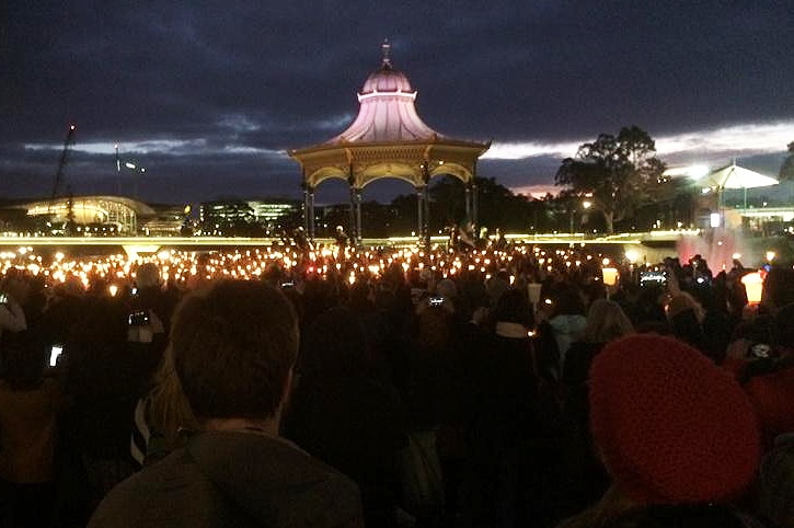 Vigil at Elder Park