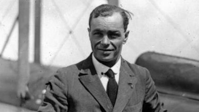 Archive historic image of Bert Hinkler, pioneer Australian aviator, date unknown