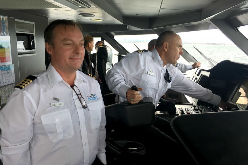 Jeff Davey will captain the ferry taking part in a trial for commuters in Melbourne's west