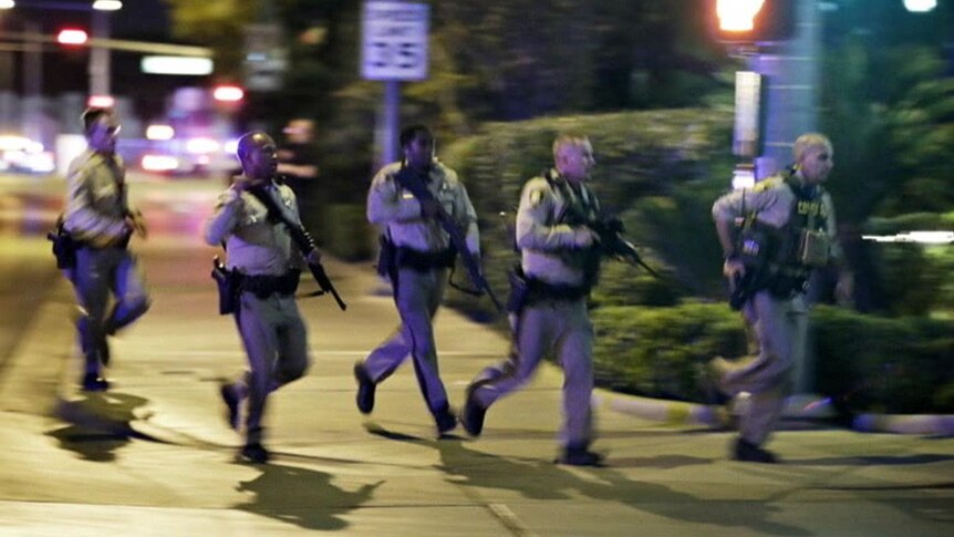 Radio communications from Las Vegas police captures frantic moments during mass shooting