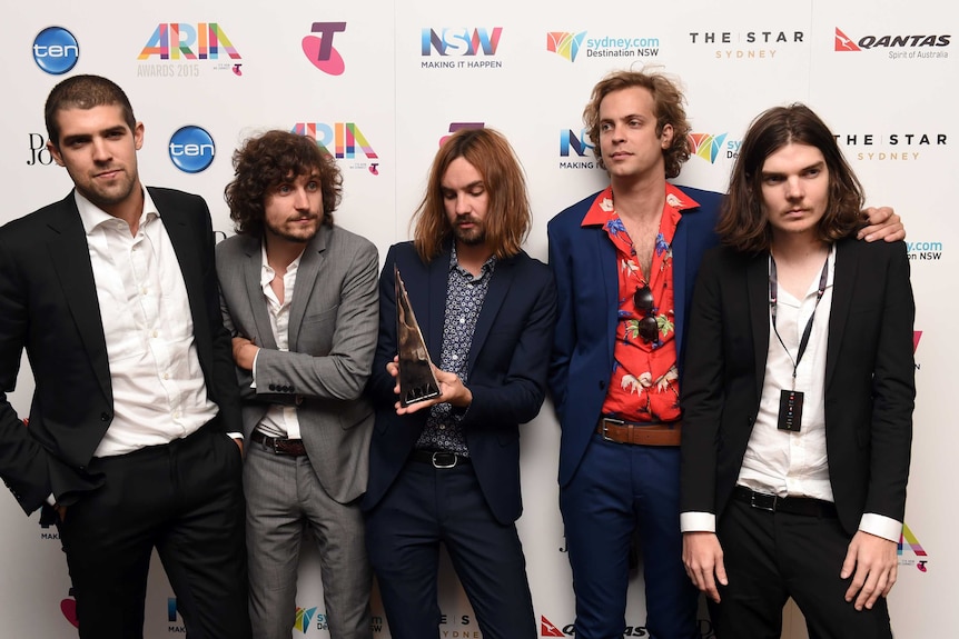 Tame Impala at the Arias