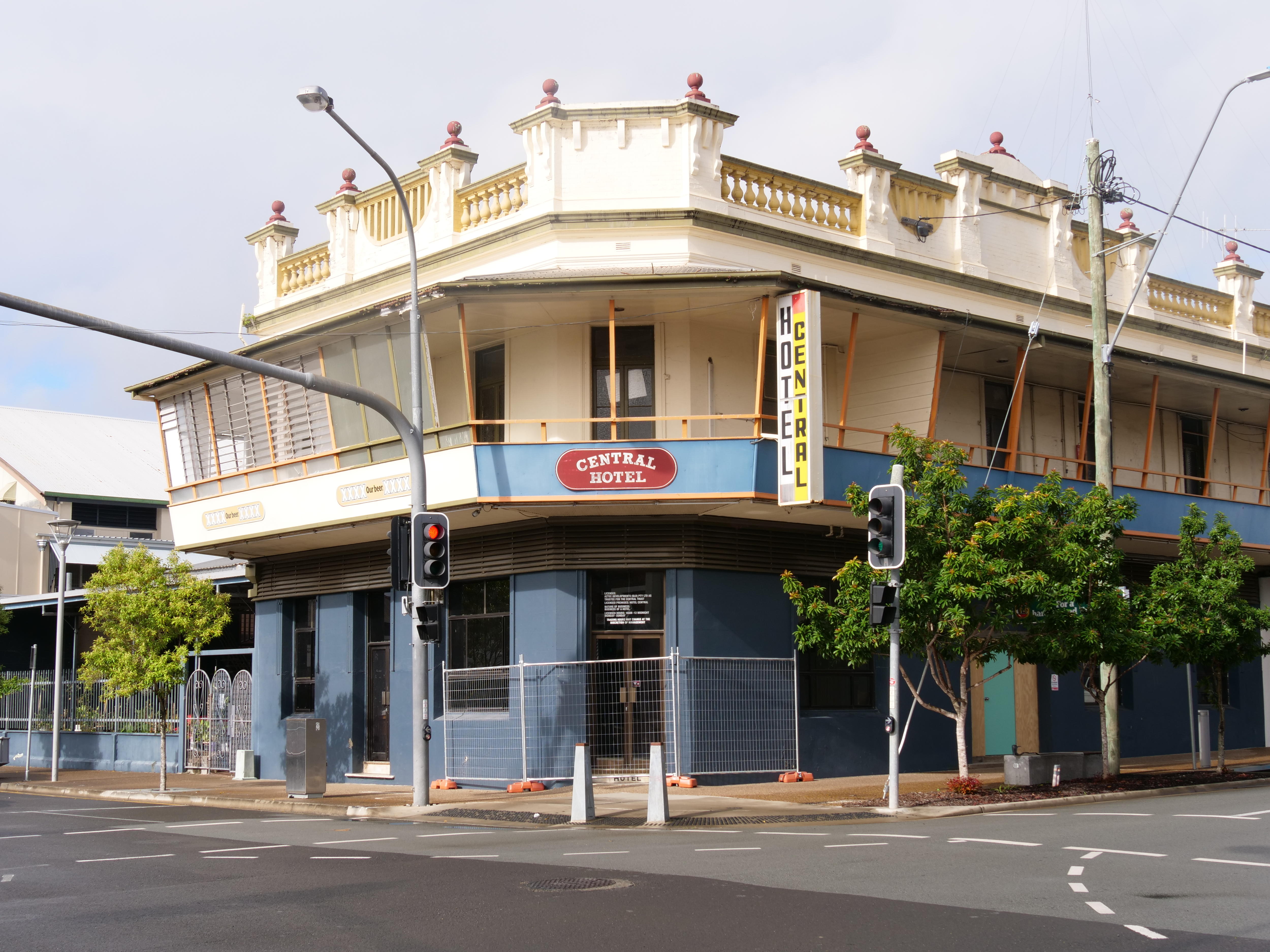 A heritage pub built in the mid 1900s undergoes major renovations.
