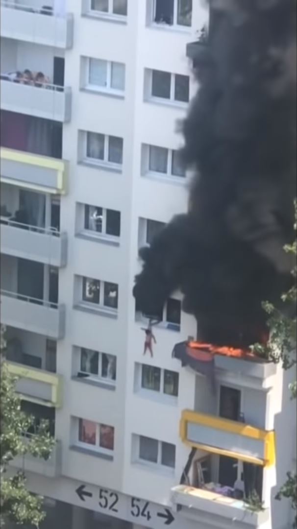 Two French children caught by onlookers after falling from third-storey ...