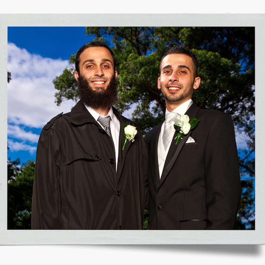 Muhammad Zahab with brother Kaled