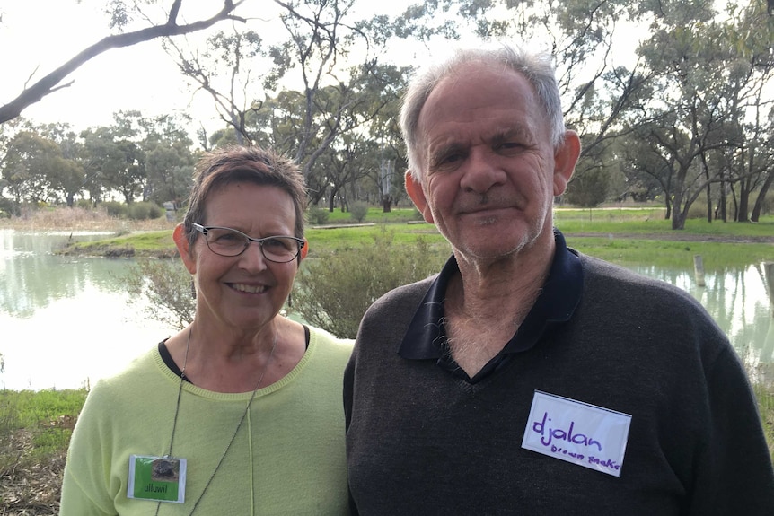 Rae Talbot and Ron Marks smiling