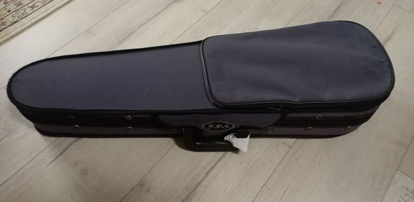 blue canvas violin case