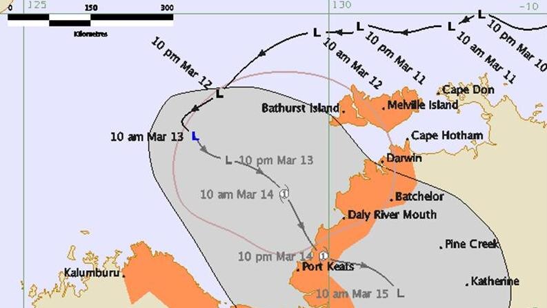 Tropical low tipped to become a cyclone.