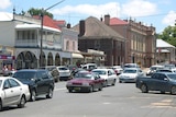 Photo of main street of Braidwood (Wallace St) looking up hill during busy summer traffic. good generic.