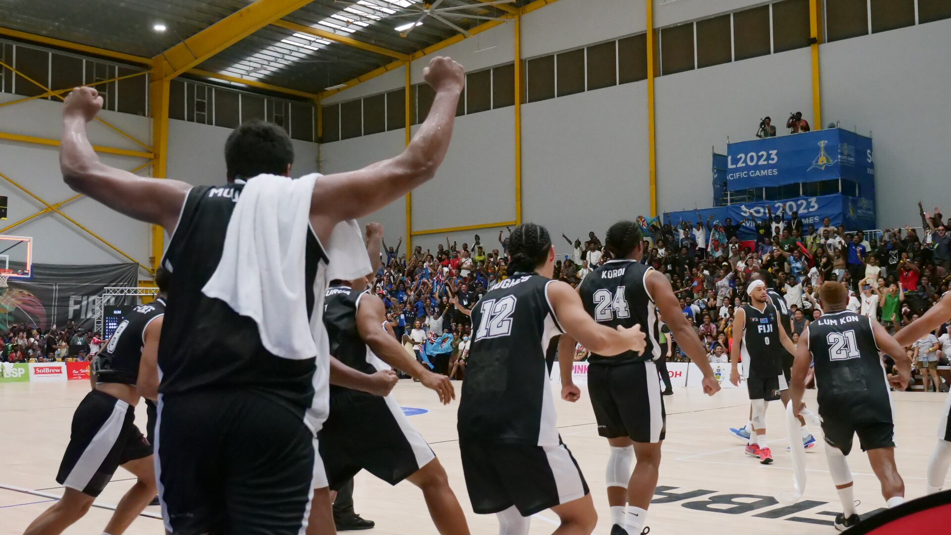 Fiji pulls off stunning upset to claim men's basketball gold against