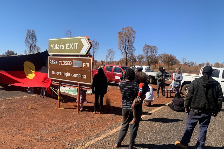 A photo of a blockade