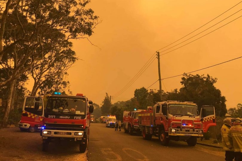 RFS crew at Bawley Point on December 5, 2019