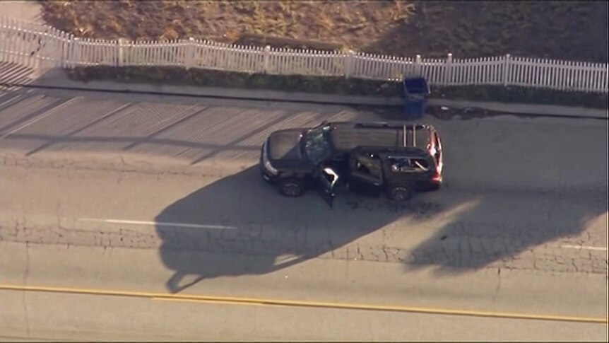 Suspected SUV used as a getaway car