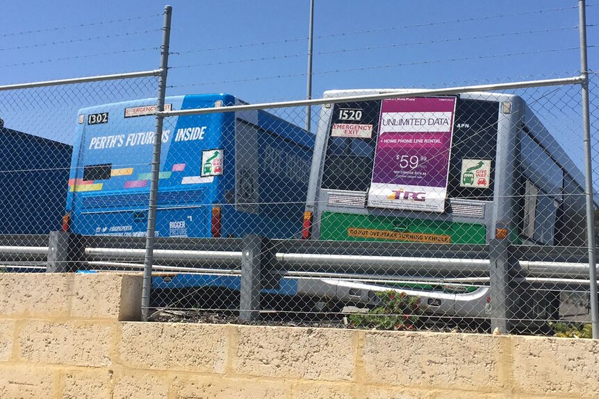 The WA Government has retrofitted a Transperth bus as part of an advertising campaign.