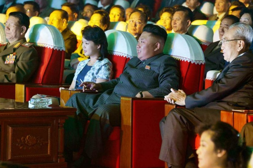 Kim Jong-un and wife Ri Sol-ju