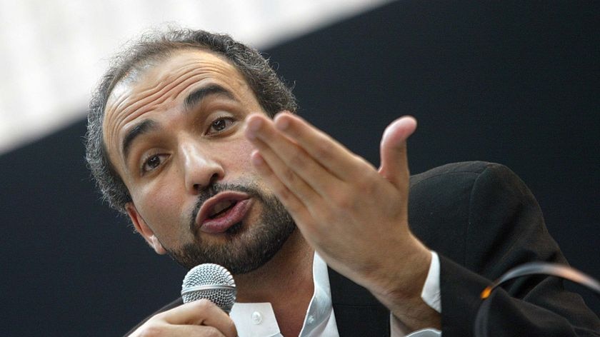 Tariq Ramadan: 'To be banned from the current Bush administration is much more an honour than a dishonour for me.' (File photo)