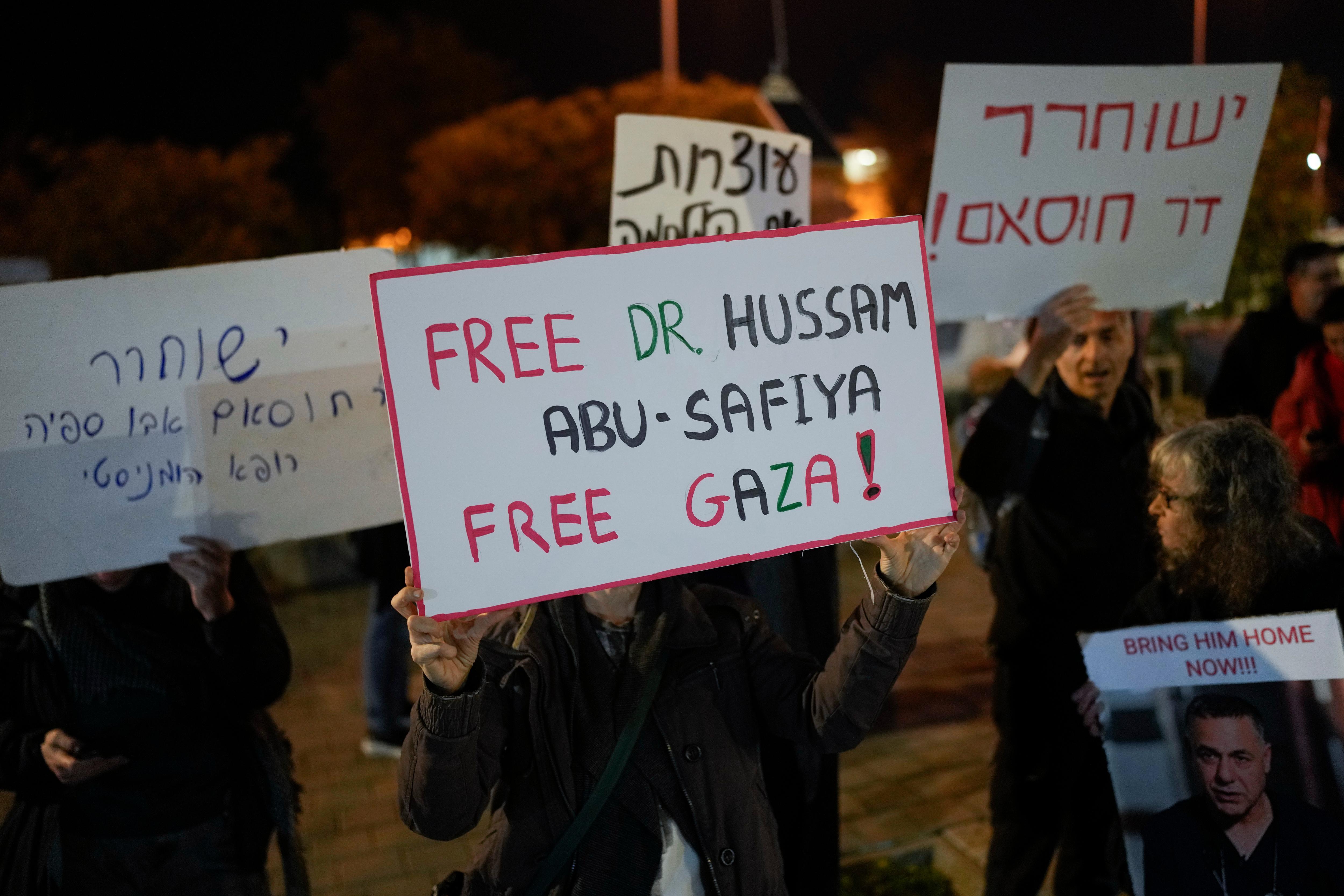 Fears for Gaza doctor Hussam Abu Safiya