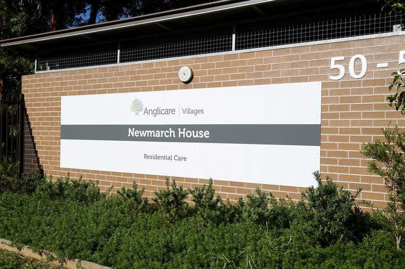 signage reading newmarch house residential care