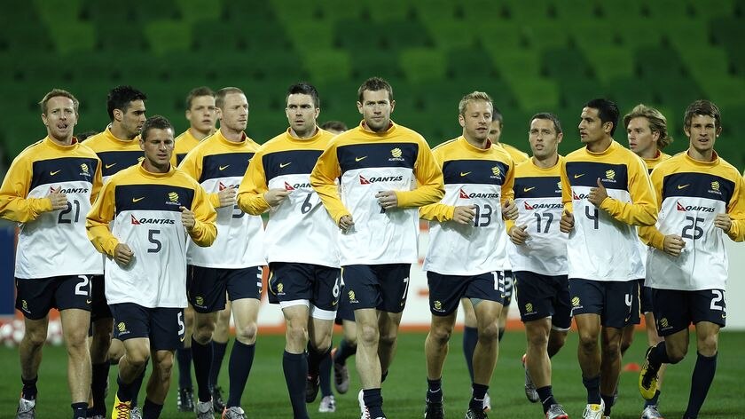 The Socceroos have been preparing since their arrival on Monday.