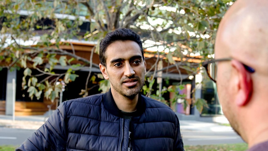 Waleed Aly, host of RN's The Minefield.