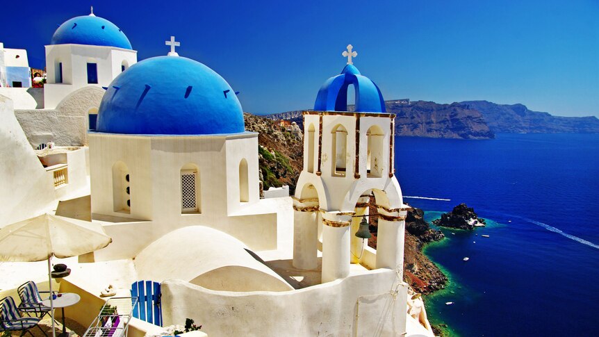 Greek island of Santorini