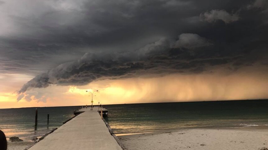 Storm front over Coogee