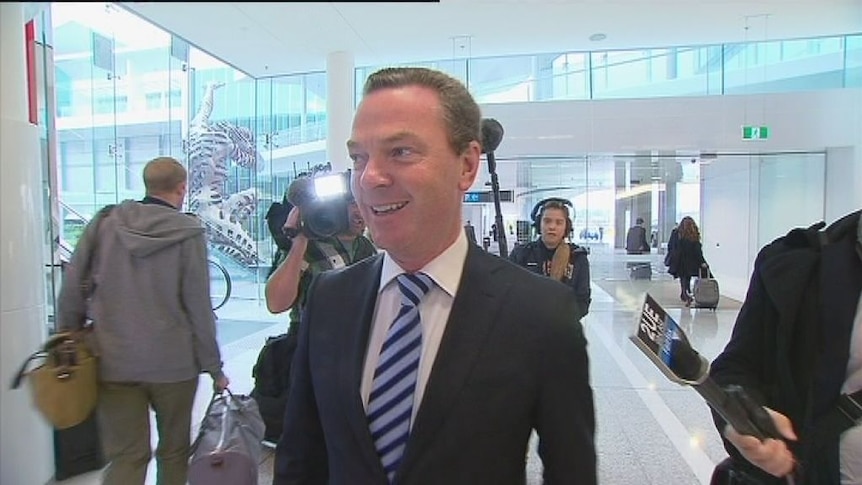 Christopher Pyne says VIP jets are cheaper than commercial flights.